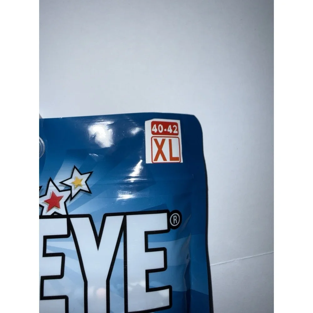 Popeye XL Men Boxer Briefs Cartoon Blue Stretch Novelty Gift Bday Underwear NWT